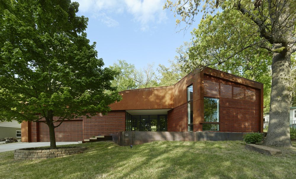 Corten steel Arkansas House