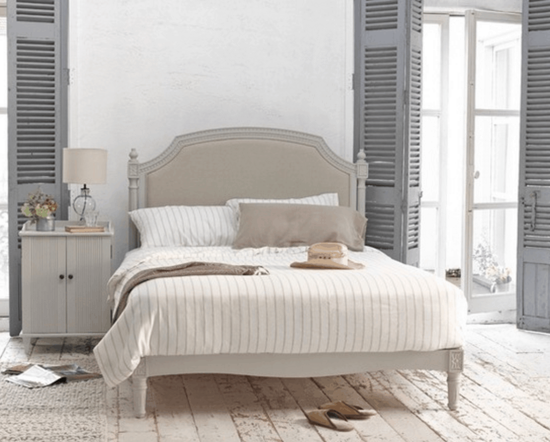 Grey Rustic Bedroom Shutters