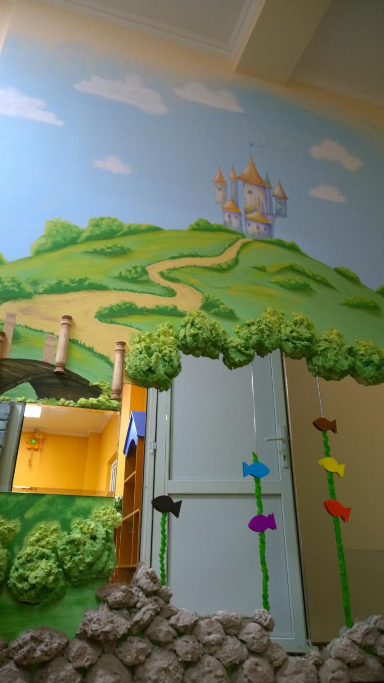 Как задекорировать стену в детском саду, фото № 17
