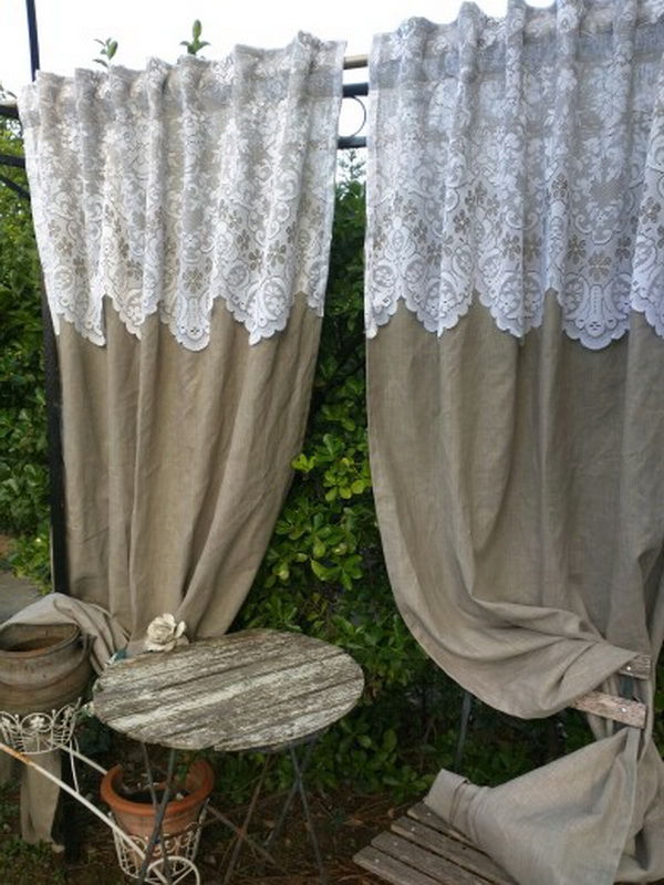 Идеи штор и занавесок в винтажном стиле для дачного дома, фото № 16