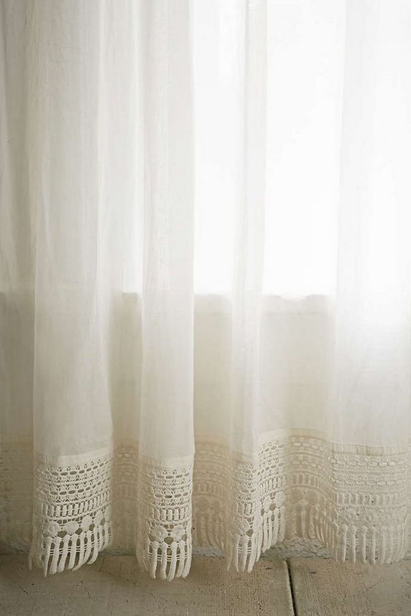 Идеи штор и занавесок в винтажном стиле для дачного дома, фото № 14