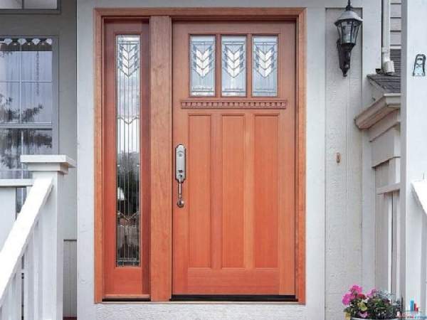 деревянные входные двери для частного дома, фото 8