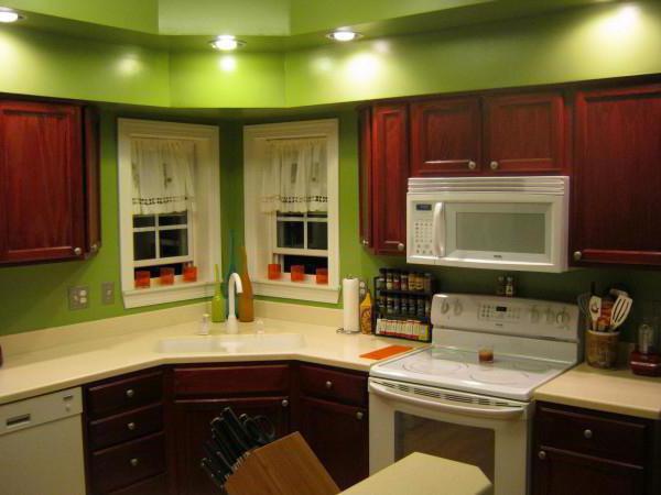в какой цвет покрасить кухню фото