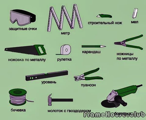 инструменты для монтажа сайдинг панелей