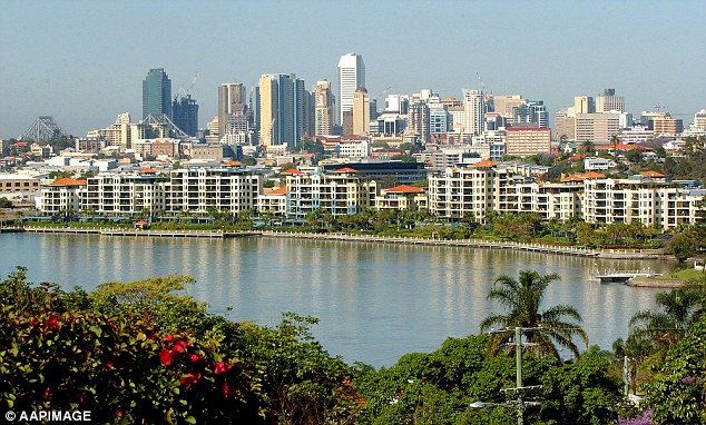 Residential apartments line the banks of the Brisbane river. A new proposal would ban smoking on balconies