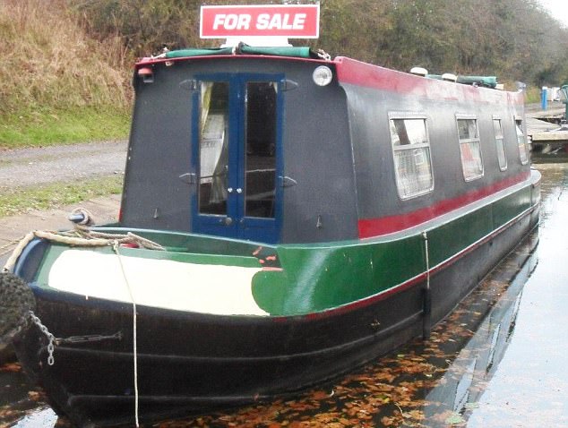 Three-berth 35 ft narrowboat Nutmeg, £25,000, needs a little TLC to make her a perfect floating home. Moored at Anderton Marina by the Trent and Mersey Canal near Northwich. Abcboatsales.com, 0330 3330 593.
