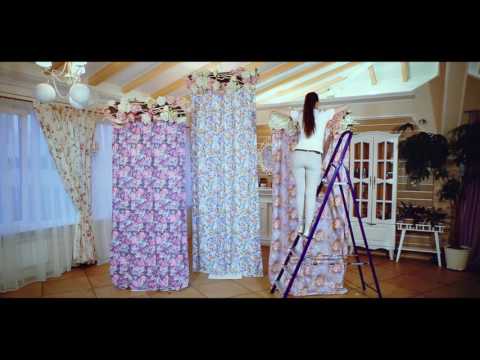 конструкция для ткани и цветов на свадьбу
