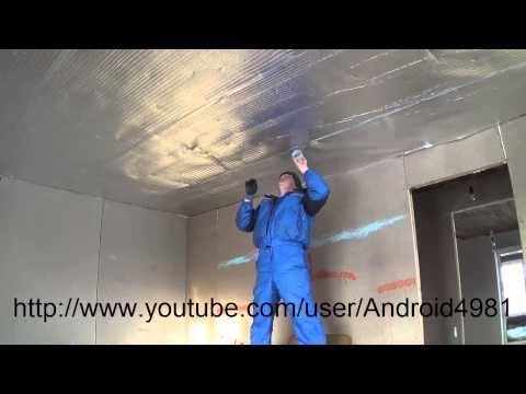 Как утеплить потолок How to insulate ceiling