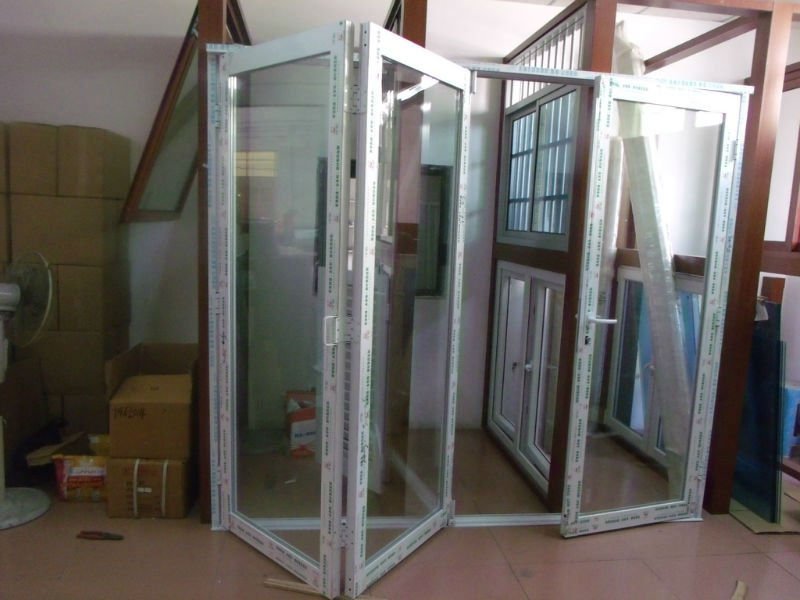 Plastic or pvc bifold doors and windows