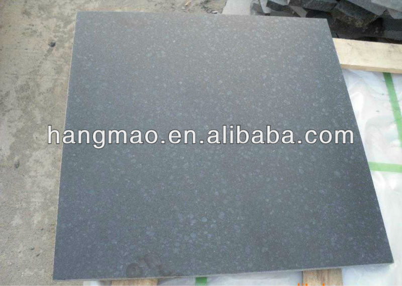 Flamed G684 basalt slab for outdoor decoration