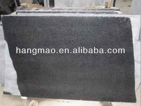 Flamed G684 basalt slab for outdoor decoration