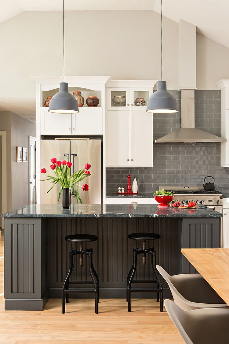 В какой цвет покрасить кухню: интерьер в сором цвете - Фото 36