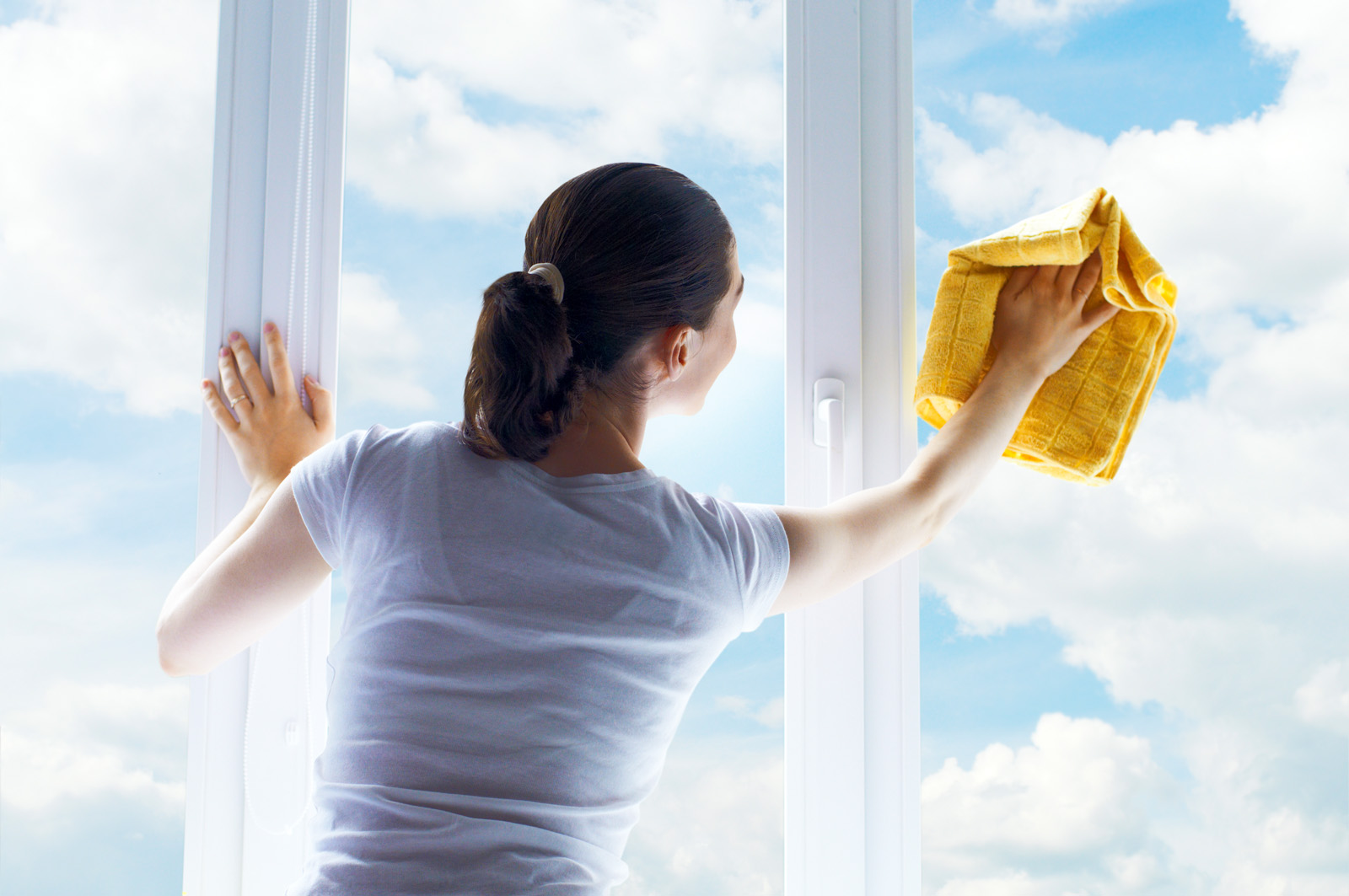 Мытье окна без разводов