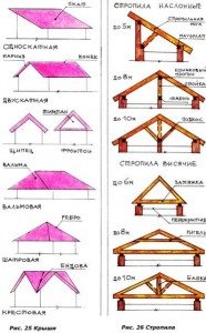 проект дома крыши