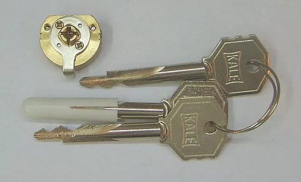 Личинка для замка с шестигранными ключами