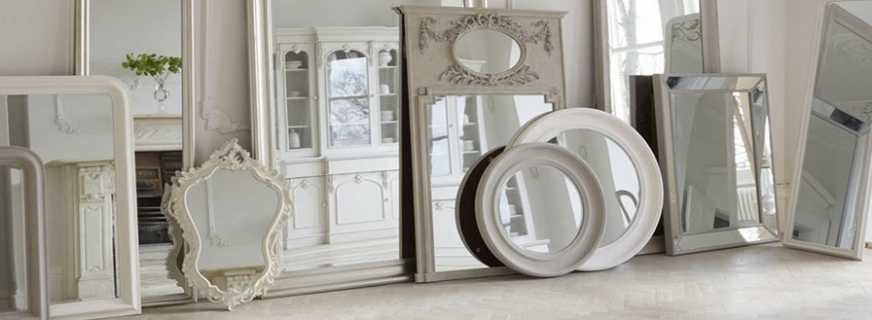 Варианты использования и размещения зеркал в интерьере жилых помещений