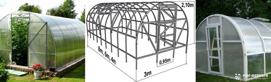 Арочная теплица своими руками