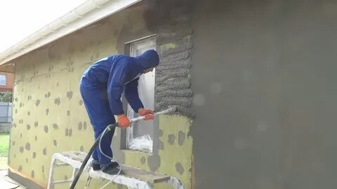Оштукатуривание стен снаружи 1