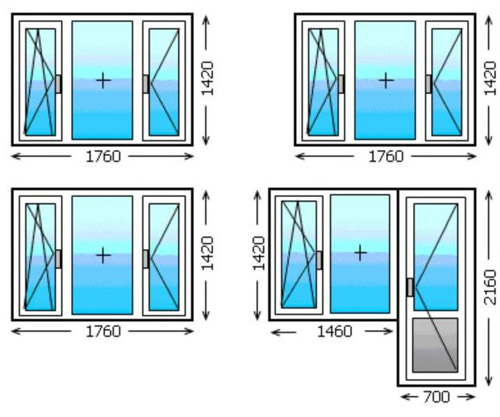 Стандартные размеры окон в хрущевке 