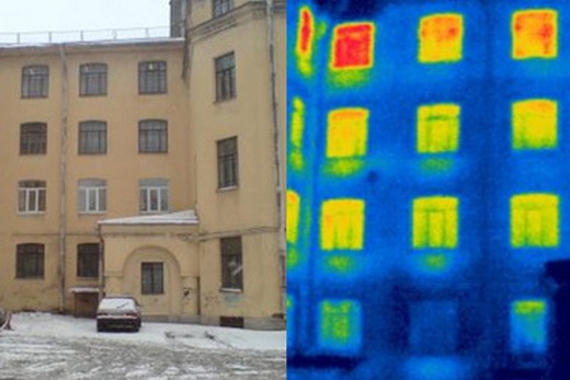 На примере одного дома – разница между окнами с хорошей и плохой теплоизоляцией