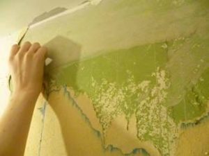 как снять краску со стен в ванной