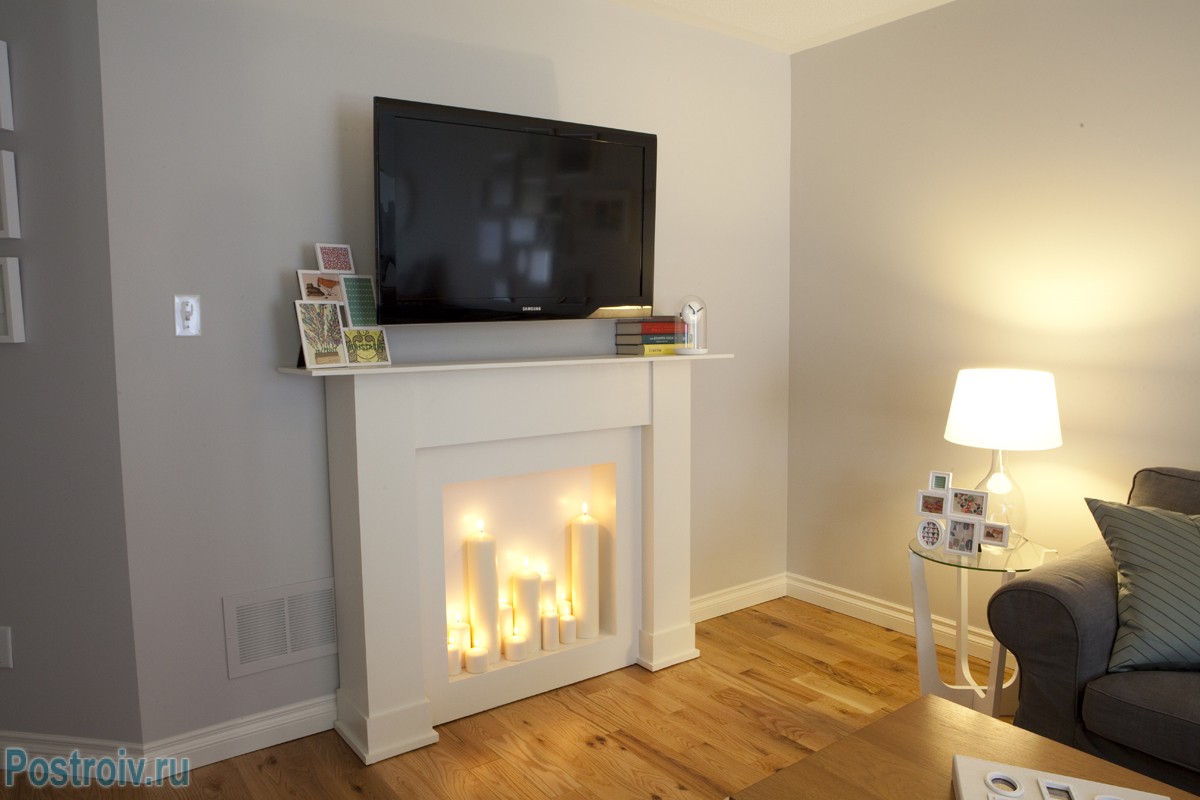 Diy-Faux-Fireplace-Heater-Designs