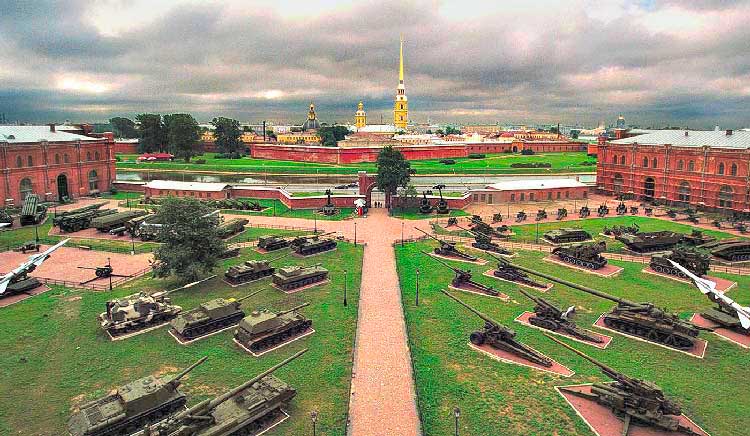 Артиллерийский музей в Кронверке Петропавловской крепости