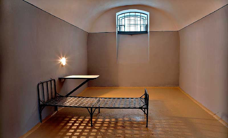 Одиночная камера в Трубецкой тюрьме Петропавловской крепости