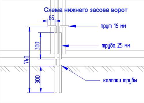 Чертеж монтажа