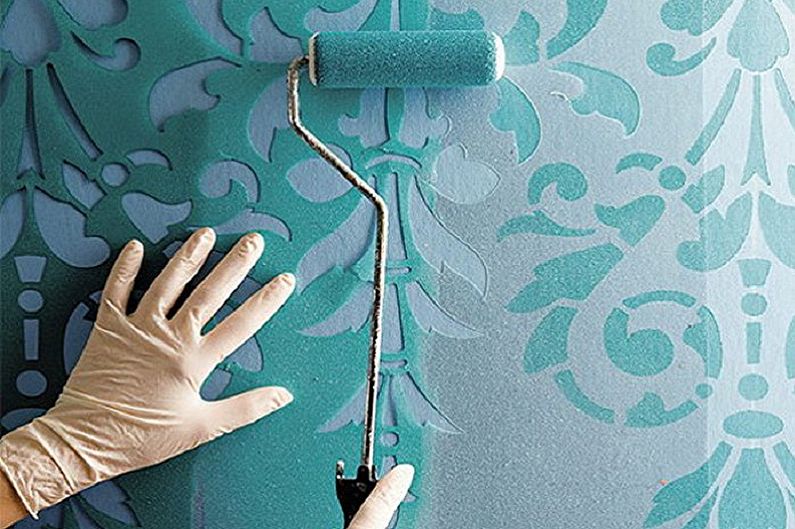 Виды трафаретов для стен под покраску - В зависимости от материалов