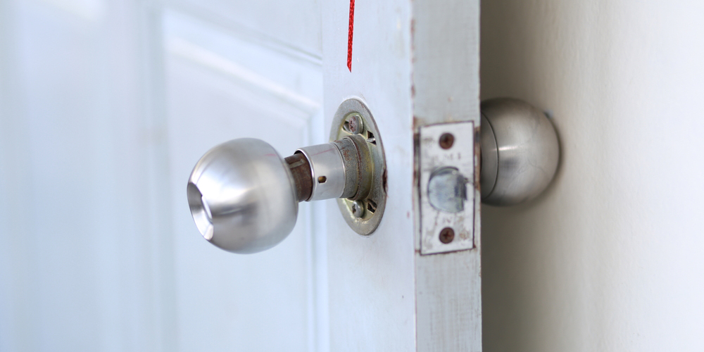 Loose Door Knob On Open Door