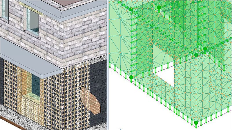 Modeling and verification of masonry buildings - EdiLus MASONRY - ACCA software