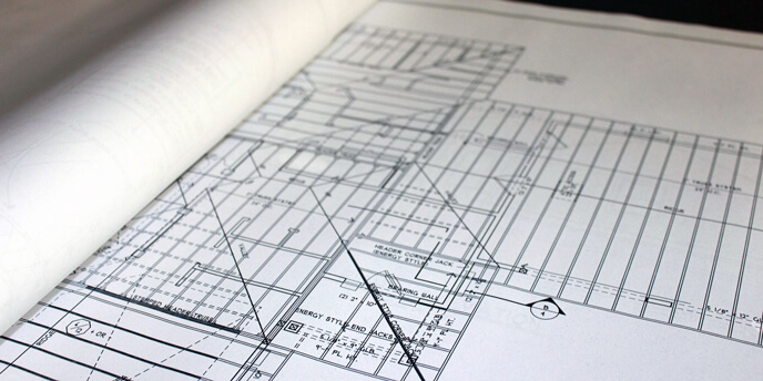 Blueprints Identify Load Bearing Walls